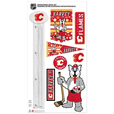 Calgary Flames - Mascot Repositionable Decal Set