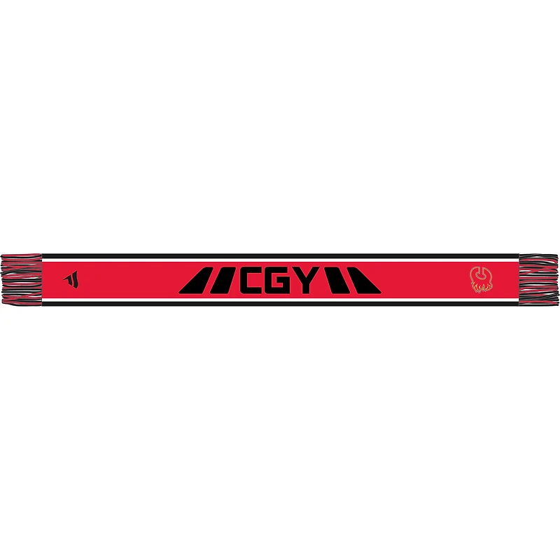 Écharpe de vestiaire authentique Fanatics Calgary Flames