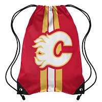 FOCO Calgary Flames Team Stripe - Drawstring Backpack