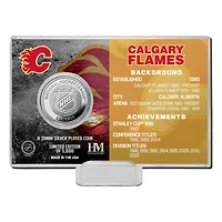 Highland Mint Calgary Flames Histoire de l'équipe - Coin Card