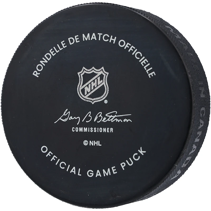 Jonathan Huberdeau Calgary Flames Autographed Official Game Puck