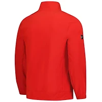 Men's Fanatics  Red Calgary Flames Authentic Pro Full-Zip Coaches Jacket