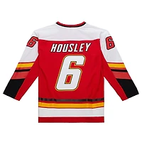 Men's Mitchell & Ness Phil Housley Red Calgary Flames 1994/95 Power Play Throwback Jersey