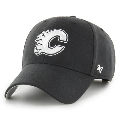 Men's '47 Calgary Flames Black & White MVP Adjustable Hat