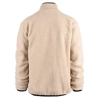 Men's '47 Oatmeal Calgary Flames Stowe Sherpa Full-Zip Jacket
