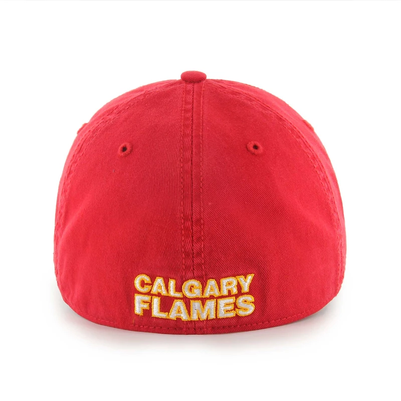 Casquette ajustée franchise classique des Flames de Calgary '47 rouge pour hommes