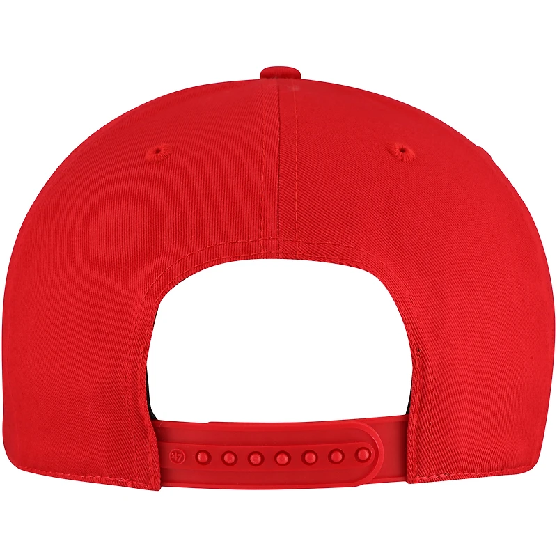 Casquette Snapback rouge pour homme '47 Calgary Flames Primary Hitch