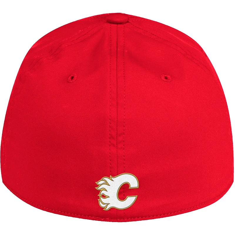 Men's adidas Red Calgary Flames Structured - Flex Hat