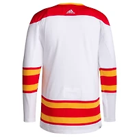 Adidas pour hommes, blanc, Flames de Calgary - Maillot authentique Primegreen