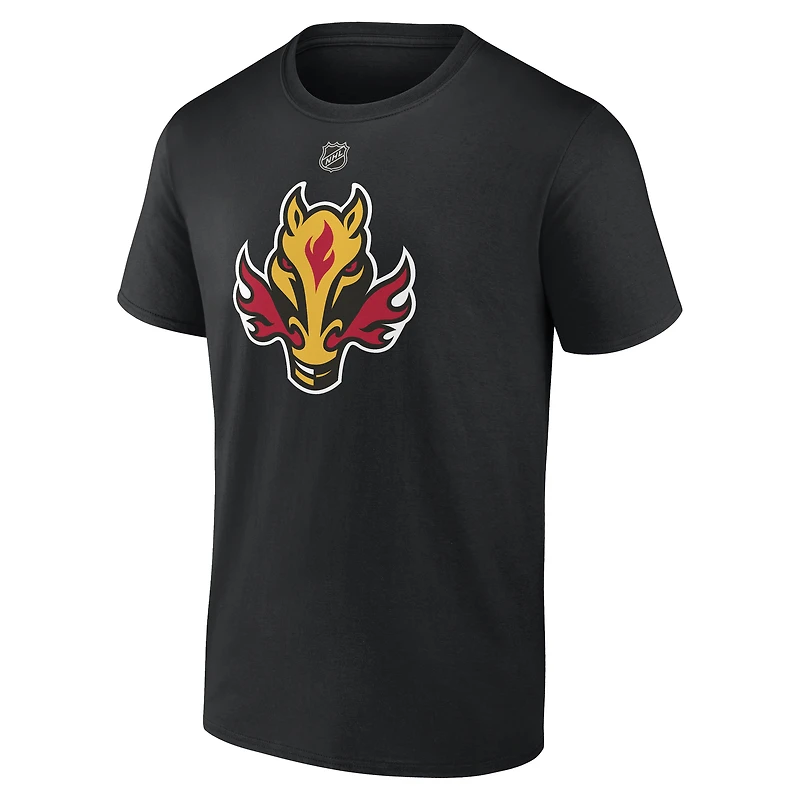 Men's Black Calgary Flames Alternate Logo T-Shirt