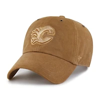 Men's Carhartt x '47 Brown Calgary Flames Dyed Clean Up Adjustable Hat