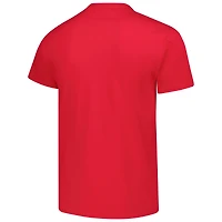 T-shirt rouge Champion pour homme avec logo principal des Flames de Calgary