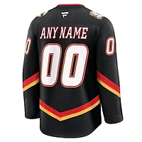 Men's Fanatics White Calgary Flames Away Premium Custom Jersey