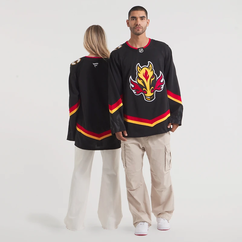 Men's Fanatics Black Calgary Flames Alternate Premium Jersey