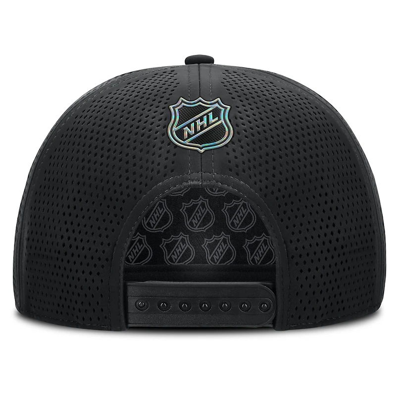 Men's Fanatics Black Calgary Flames Authentic Pro Rink Adjustable Hat