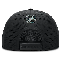 Men's Fanatics Black Calgary Flames Authentic Pro Rink Adjustable Hat
