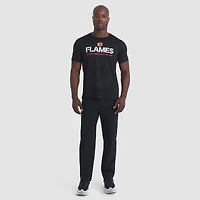 Men's Fanatics Black Calgary Flames Authentic Pro Rink Tech T-Shirt