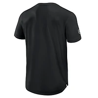 T-shirt technique authentique Pro Rink noir Fanatics des Flames de Calgary pour homme