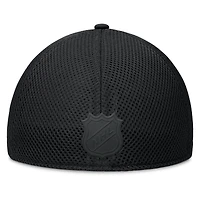 Men's Fanatics Black Calgary Flames Authentic Pro Road Flex Hat