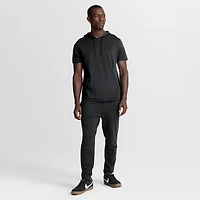 Sweat à capuche manches courtes Fanatics noir authentique des Flames de Calgary pour homme