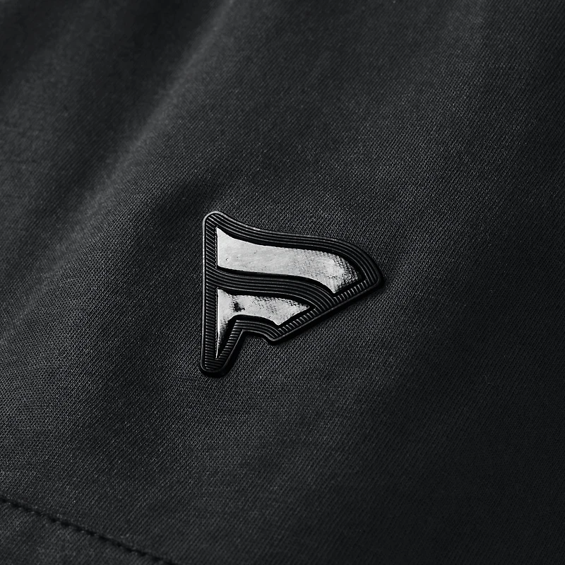 Sweat à capuche manches courtes Fanatics noir authentique des Flames de Calgary pour homme