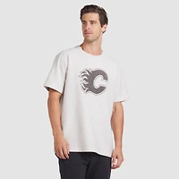 Men's Fanatics Cream Calgary Flames Made Canada T-Shirt