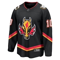 Men's Fanatics Jonathan Huberdeau Black Calgary Flames Alternate Premier Breakaway Player Jersey