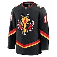 Men's Fanatics Jonathan Huberdeau Black Calgary Flames Alternate Premium Player Jersey