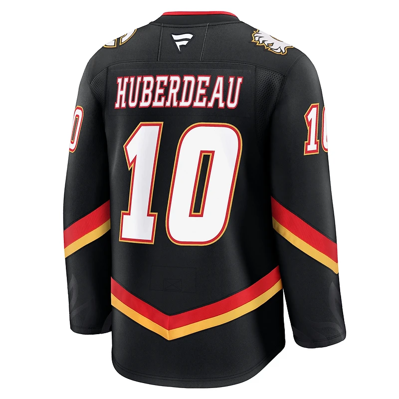 Men's Fanatics Jonathan Huberdeau Red Calgary Flames Home Premium Player Jersey