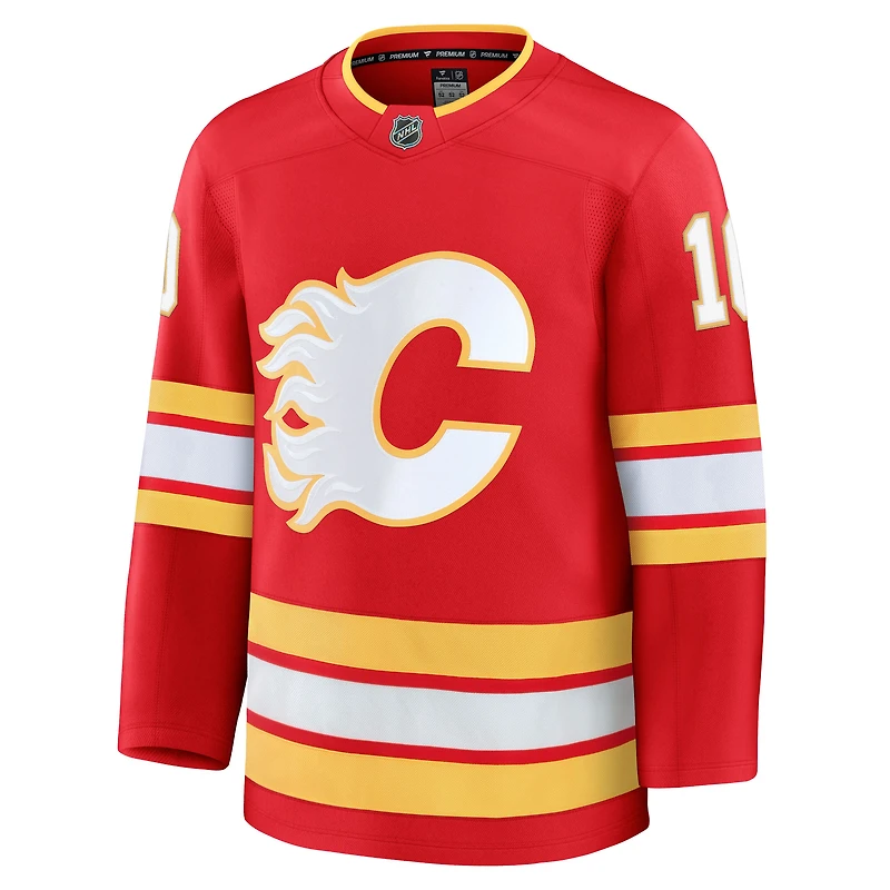 Men's Fanatics Jonathan Huberdeau Red Calgary Flames Home Premium Player Jersey