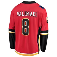 Men's Fanatics Juuso Valimaki Red Calgary Flames Home Breakaway - Player Jersey