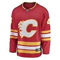 Fanatics pour hommes Rasmus Andersson, joueur échappé à domicile des Flames de Calgary, rouge - Maillot