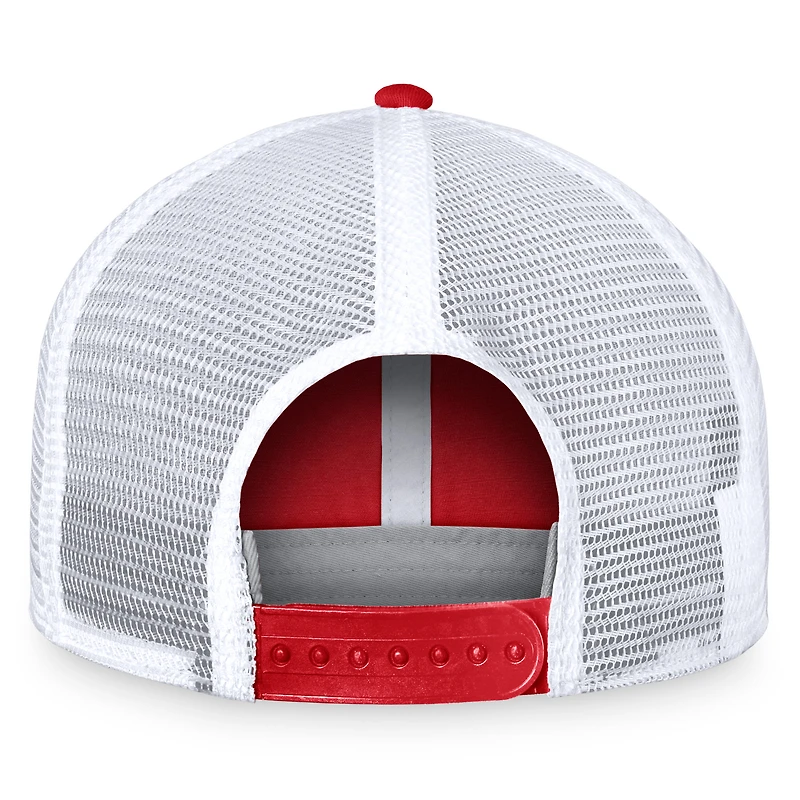 Casquette réglable Fanatics rouge/blanc des Flames de Calgary pour hommes