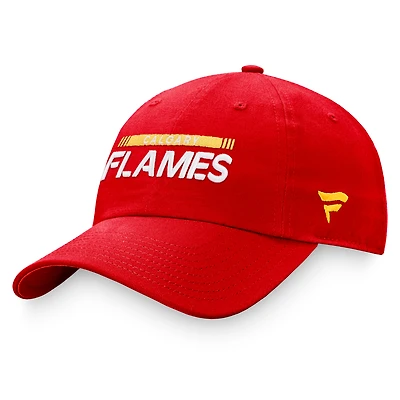 Men's Fanatics Red Calgary Flames 2022 NHL Draft - Authentic Pro Rink Adjustable Hat