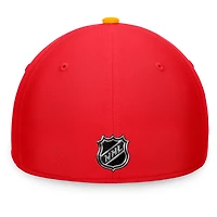 Casquette flexible de repêchage la LNH 2024 des Flames Calgary Fanatics pour hommes, rouge