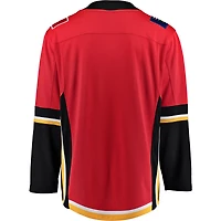 Men's Fanatics Red Calgary Flames Alternate Breakaway - Blank Jersey