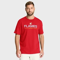 T-shirt authentique Pro Primary rouge des Flames de Calgary pour homme