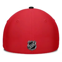 Men's Fanatics Red Calgary Flames Authentic Pro Rink Flex Hat