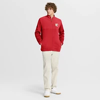 Veste zippée intégrale authentique Pro Rink des Flames de Calgary pour homme, rouge, Fanatics