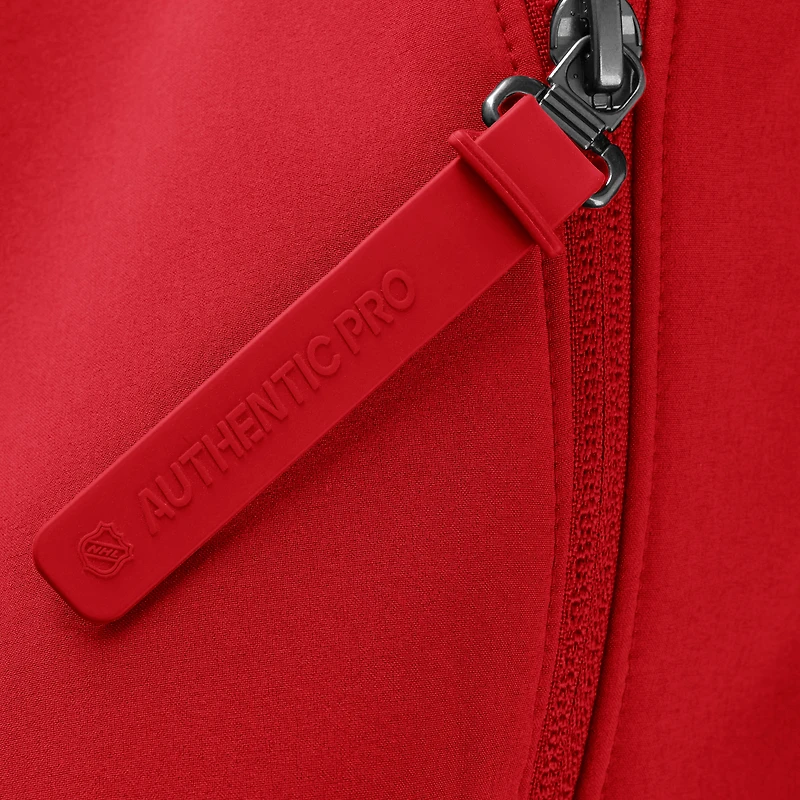 Veste zippée intégrale authentique Pro Rink des Flames de Calgary pour homme, rouge, Fanatics