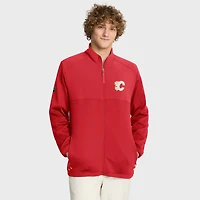 Men's Fanatics Red Calgary Flames Authentic Pro Rink Full-Zip Jacket