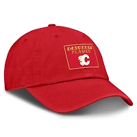 Men's Fanatics Red Calgary Flames Authentic Pro Rink Prime Adjustable Hat