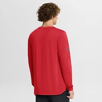 Men's Fanatics Red Calgary Flames Authentic Pro Rink Tech Long Sleeve T-Shirt