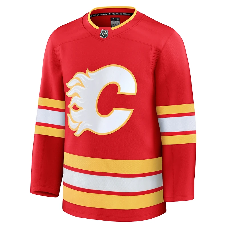 Men's Fanatics Red Calgary Flames Home Premium Jersey