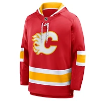 Sweat à capuche en polaire Prime Time rouge des Flames de Calgary Fanatics pour hommes
