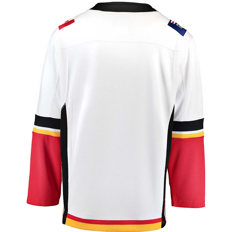 Fanatics Branded White Calgary Flames Breakaway - Maillot vierge