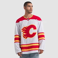 Men's Fanatics White Calgary Flames Away Premium Jersey