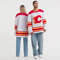 Men's Fanatics White Calgary Flames Away Premium Jersey