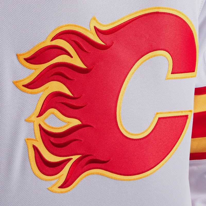 Men's Fanatics White Calgary Flames Away Premium Jersey