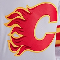Men's Fanatics White Calgary Flames Away Premium Jersey